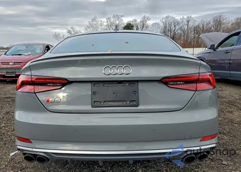 2018 Audi S5 Prestige z USA, uszkodzony, nr VIN WAUC4CF5XJA011117